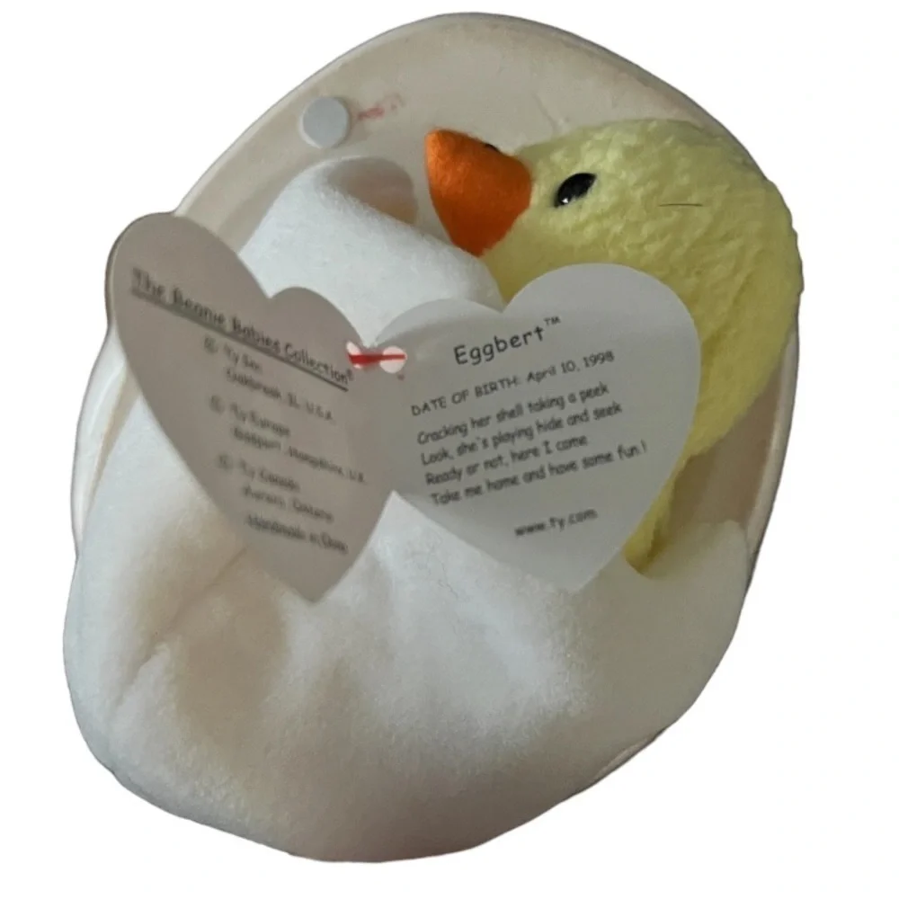 Ty Beanie Baby “Eggbert” the Chick🥚 | 1998 Retired | Easter Collectible